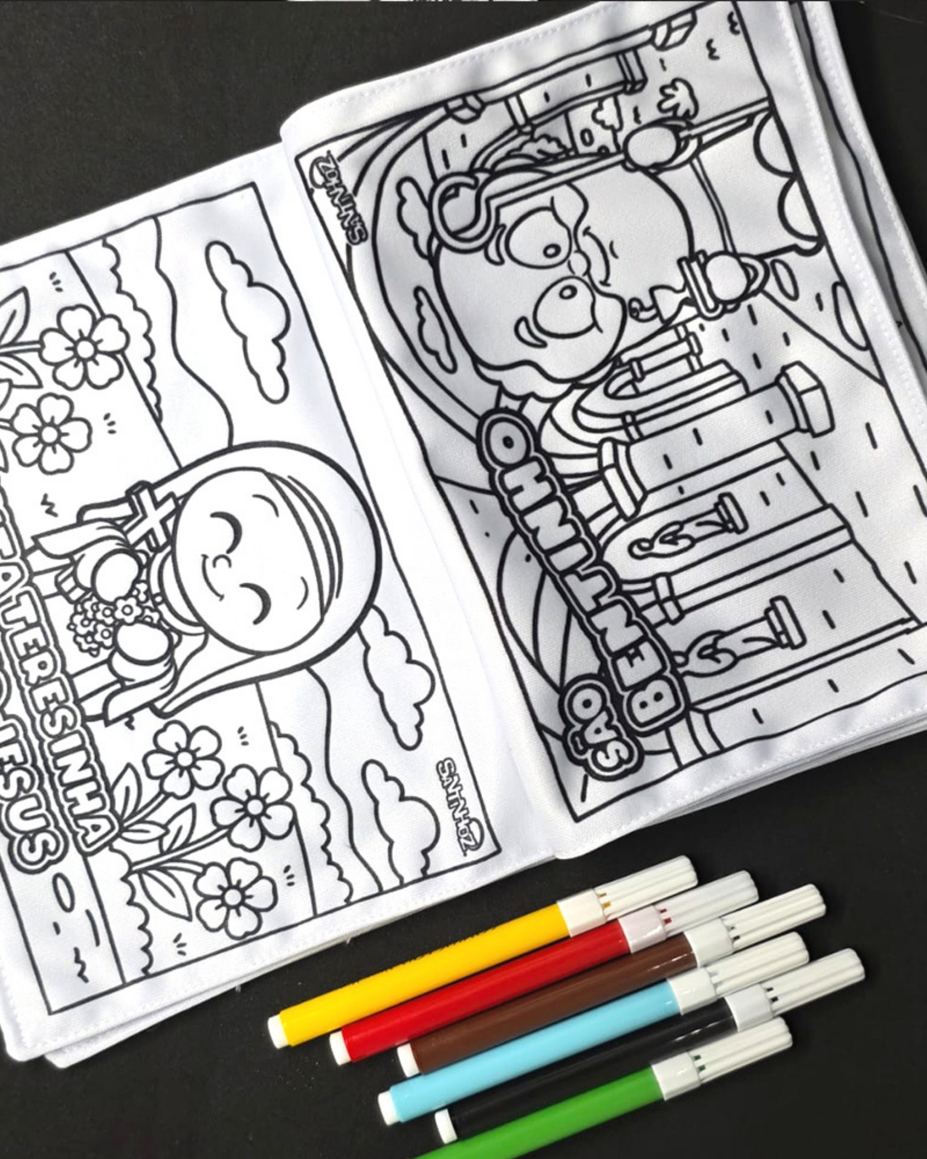 Livro lavável de Colorir