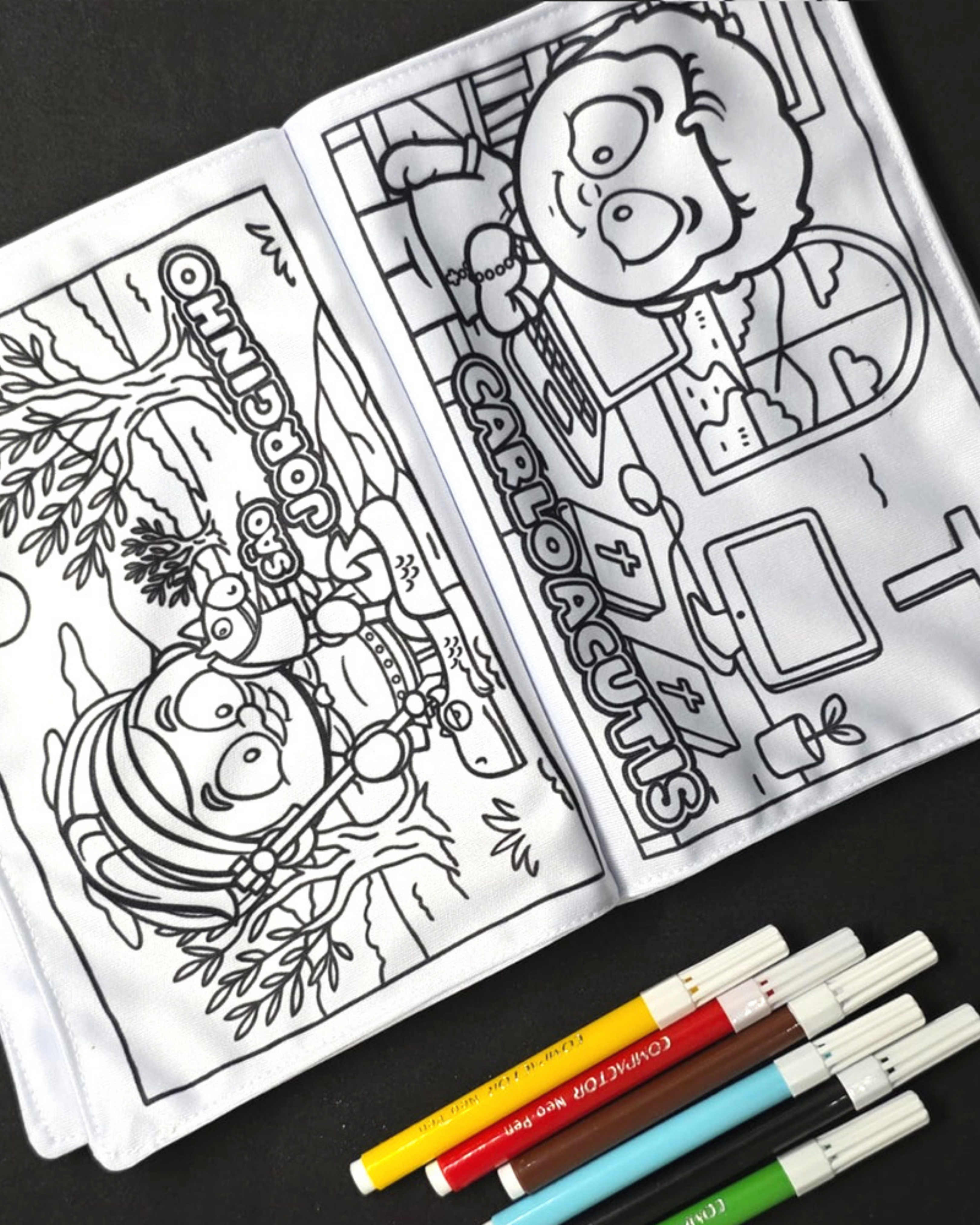 Livro lavável de Colorir