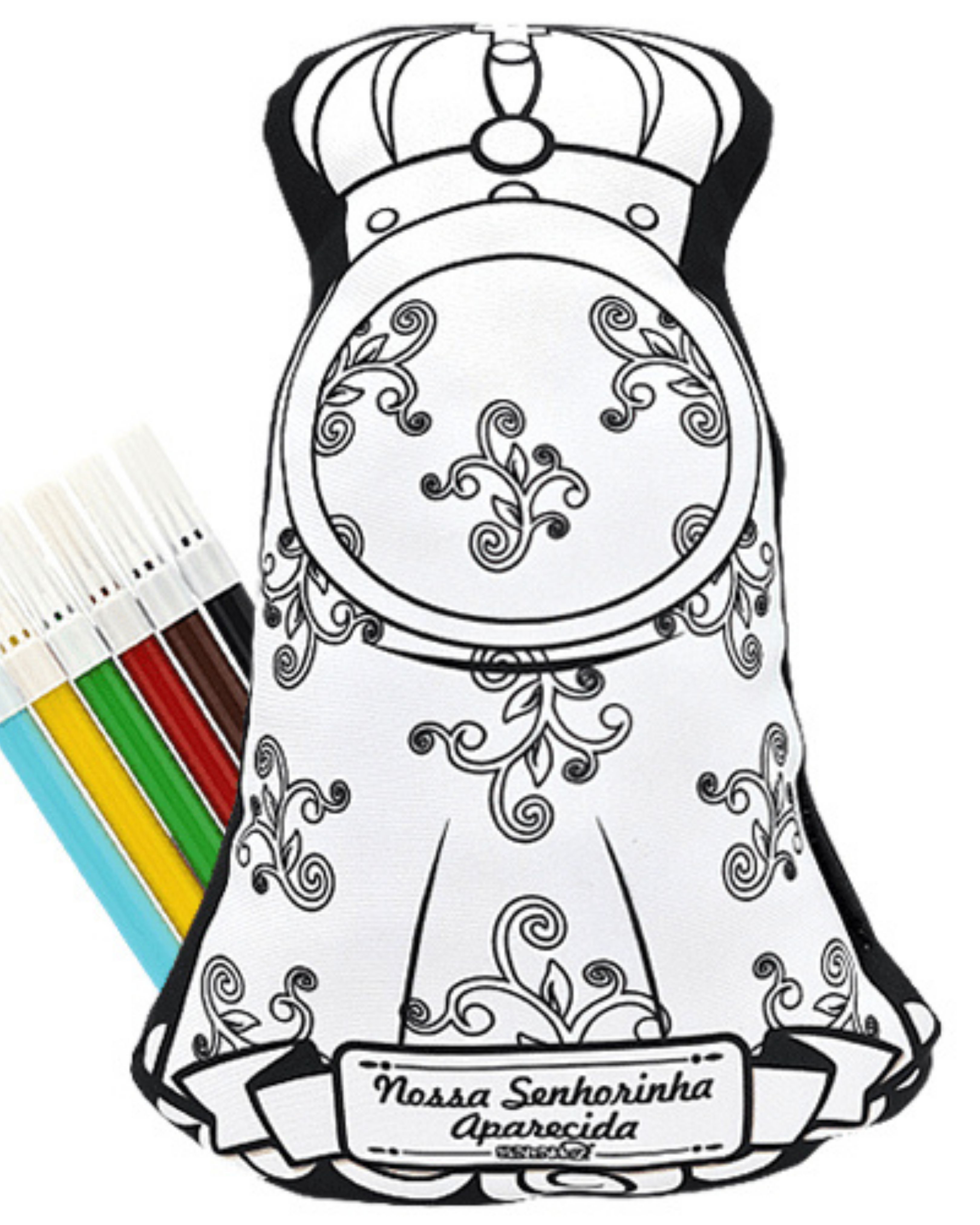 Naninha Nossa Senhora Aparecida de Colorir